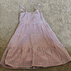 Jessica Simpson Red and Blue Gingham Dress